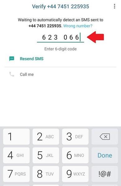 عکس کد واتساپ