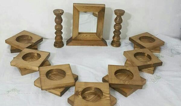 عکس مدل هفت سین چوبی
