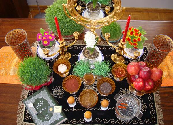 عکس هفت سین حرم امام رضا