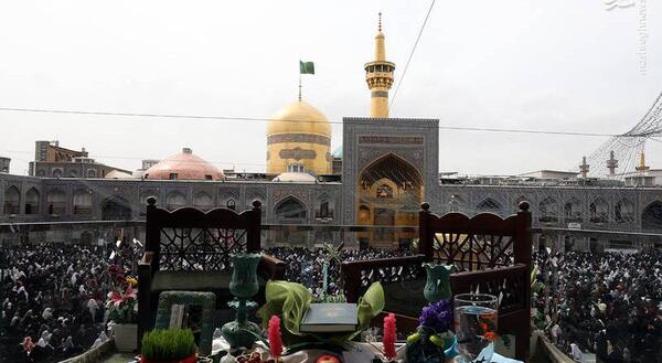 عکس هفت سین حرم امام رضا