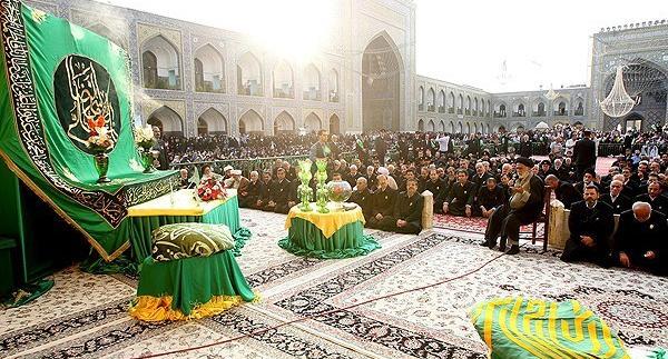 عکس هفت سین حرم امام رضا