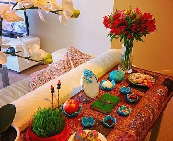 عکس هفت سین روی میز