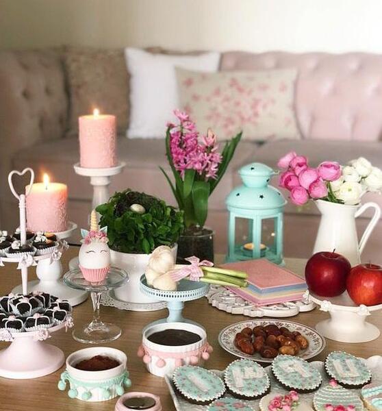 عکس هفت سین روی میز