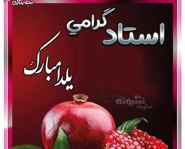 عکس یلدا مبارک خانم معلم