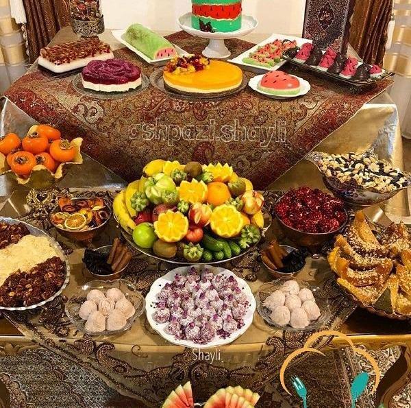 عکس شب یلدا لاکچری