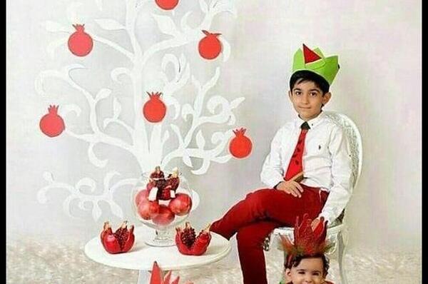 عکس یلدایی پسر بچه