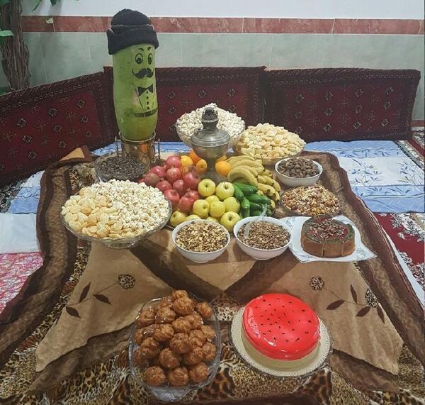 عکس یلدای خانگی