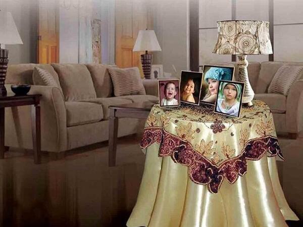 عکس ایده سفره هفت سین روی میز خاطره
