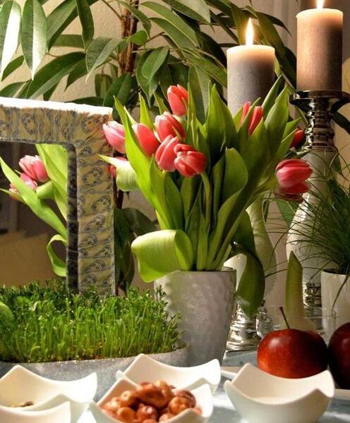 عکس ایده ظروف سفره هفت سین