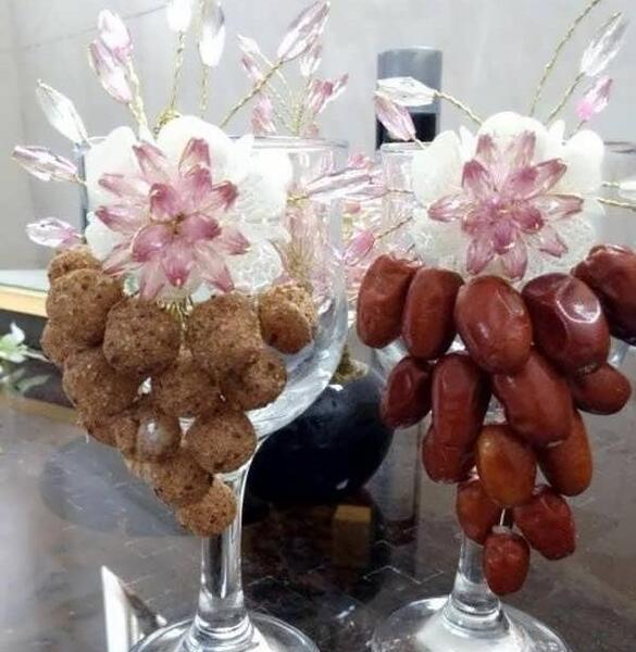عکس ایده سفره هفت سین با گیلاس