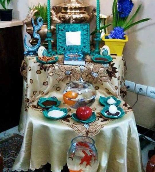 عکس ایده و خلاقیت برای سفره هفت سین