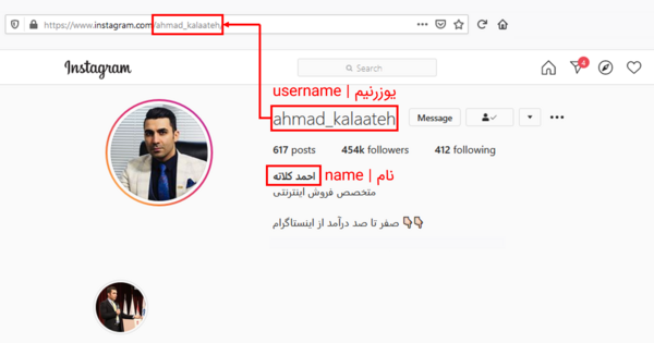 عکس ایده برای نام کاربری اینستاگرام