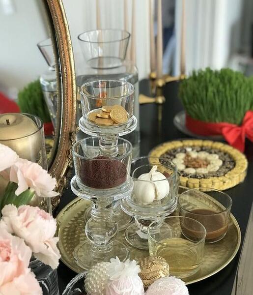 عکس ایده هفت سین آینه ای