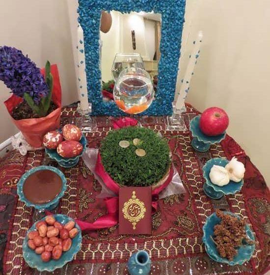 عکس ایده هفت سین چیدن