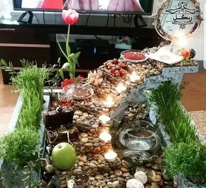 عکس ایده برای چیدمان هفت سین