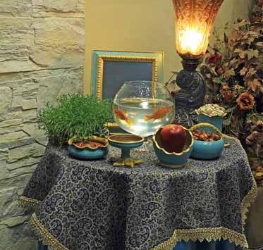عکس ایده هفت سین روی میز