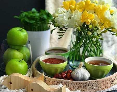 عکس ایده هفت سین رزینی