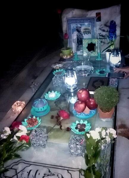 عکس ایده برای هفت سین سر مزار