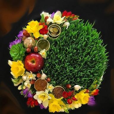 عکس ایده برای هفت سین سر مزار