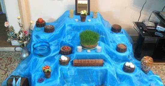 عکس ایده برای هفت سین طبقه ای