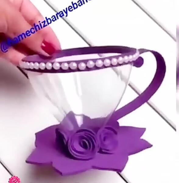 عکس ایده هفت سین با فوم اکلیلی