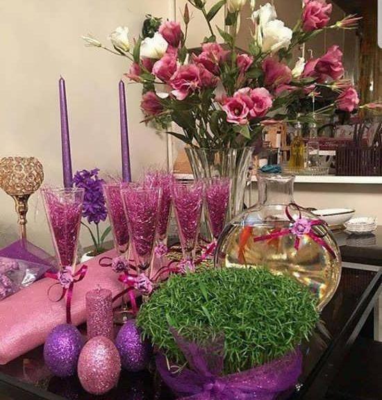 عکس ایده برای گلدان هفت سین