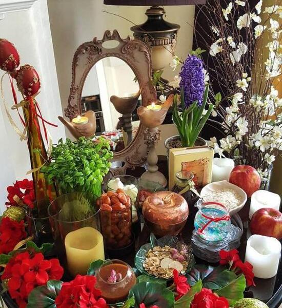 عکس ایده برای گلدان هفت سین