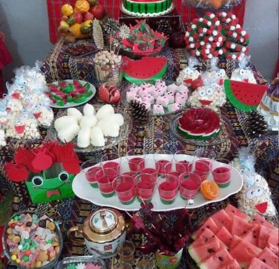 عکس ایده برای شب یلدا مدرسه