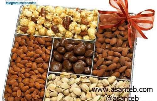 عکس ایده برای تزیین آجیل شب یلدا
