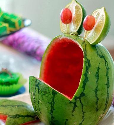 عکس ایده برای شب یلدا با هندوانه
