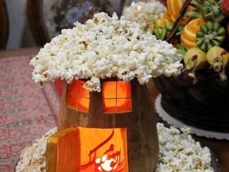 عکس ایده شب یلدا پفیلا