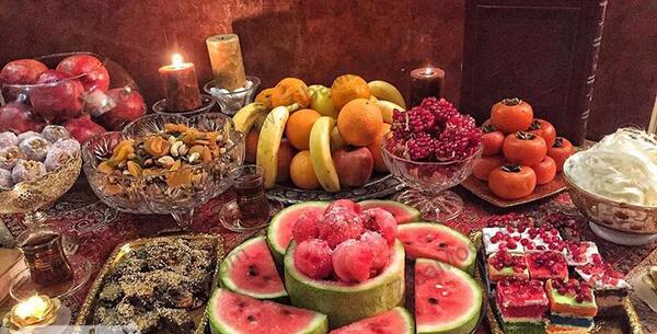 عکس ایده ی شب یلدای عروس