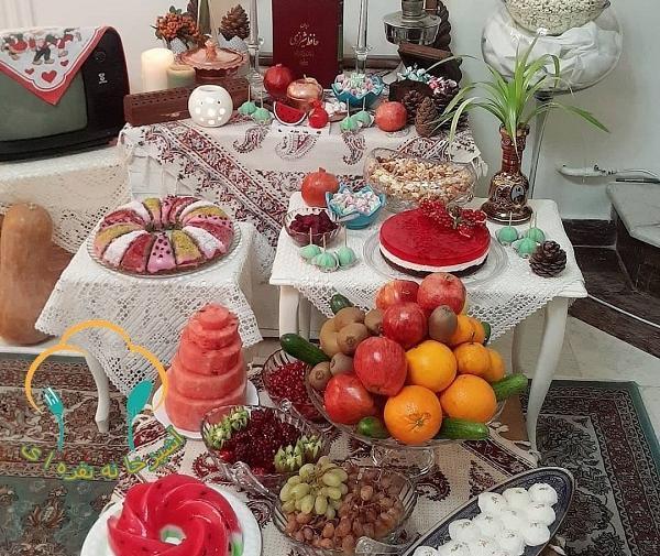 عکس ایده ی شب یلدای عروس