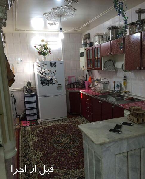 عکس ایده برای آشپزخانه کم جا