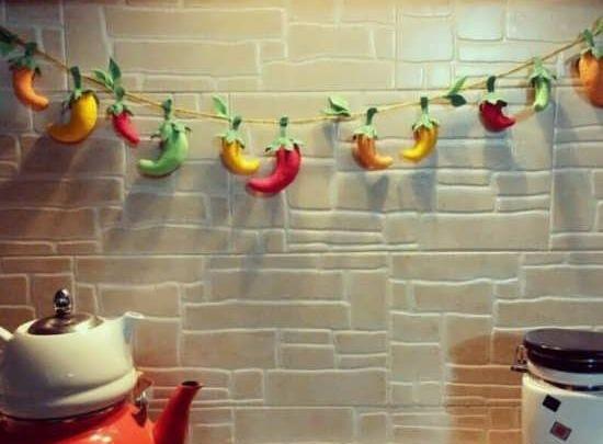 عکس ایده نمد دوزی برای آشپزخانه