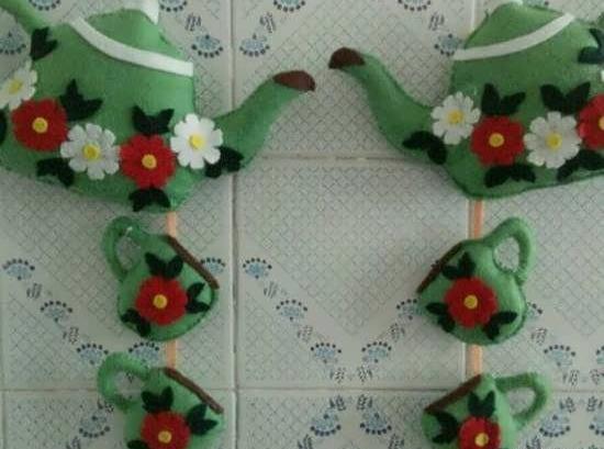 عکس ایده نمد دوزی برای آشپزخانه