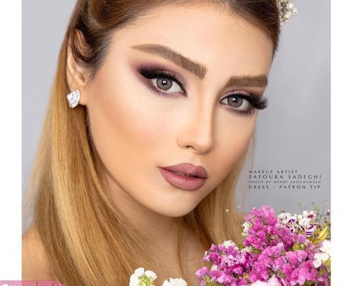 عکس ایده برای آرایش عروس