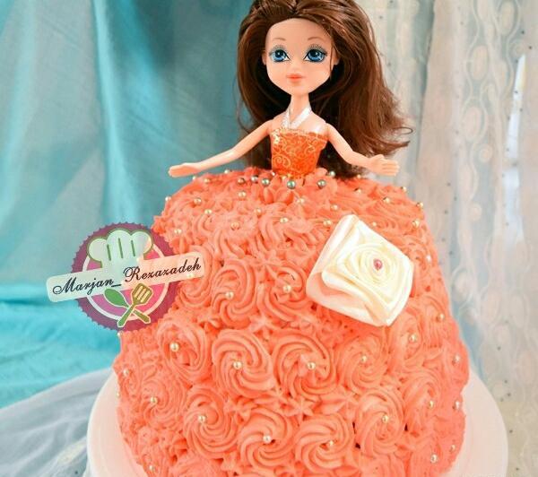 عکس ایده کیک باربی