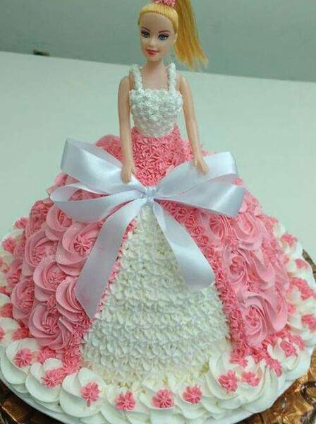 عکس ایده کیک باربی