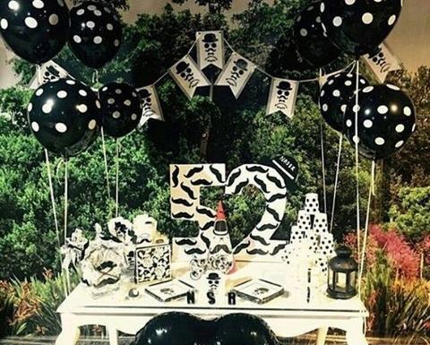 عکس ایده تزیین باغ برای تولد