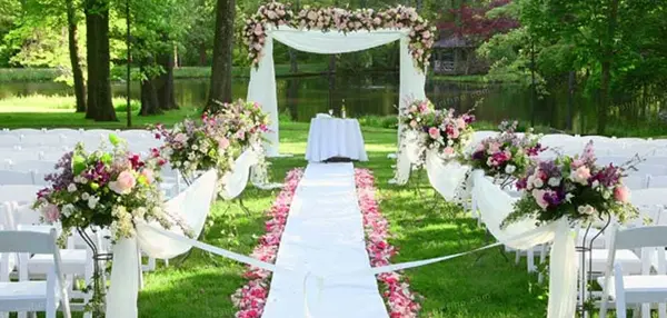 عکس ایده برای عروسی در باغ
