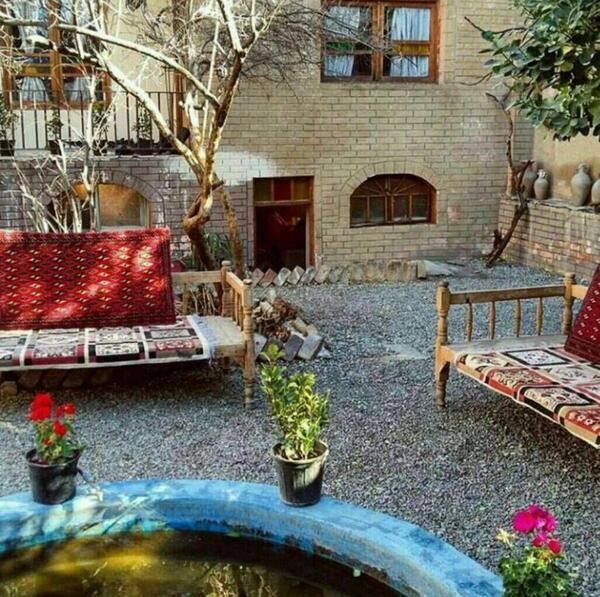 عکس ایده طراحی باغ سنتی