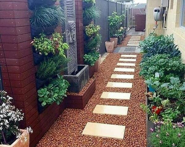 عکس ایده کم هزینه برای باغ