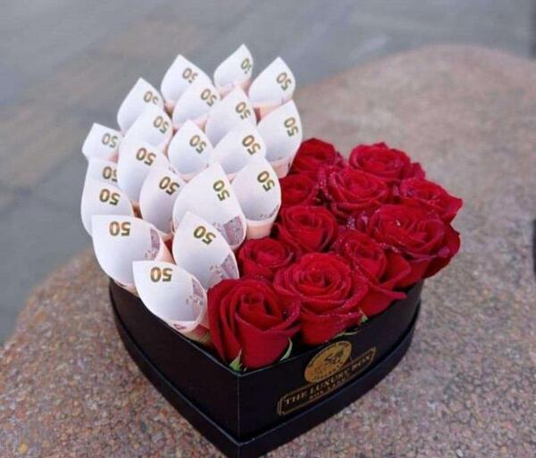 عکس ایده تزیین پول برای کادو دادن