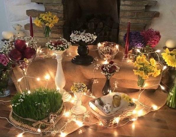 عکس ایده برای چیدمان سفره هفت سین