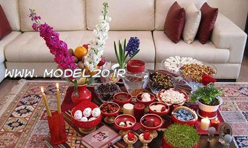 عکس ایده برای چیدمان سفره هفت سین