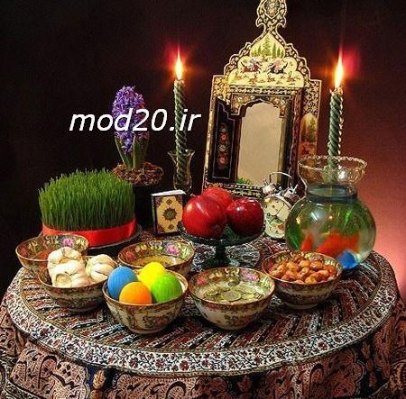 عکس ایده برای چیدمان سفره هفت سین