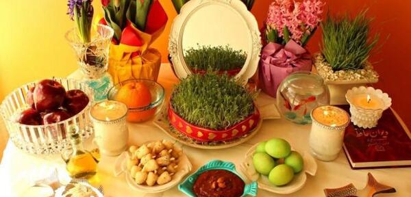 عکس ایده ی چیدمان هفت سین