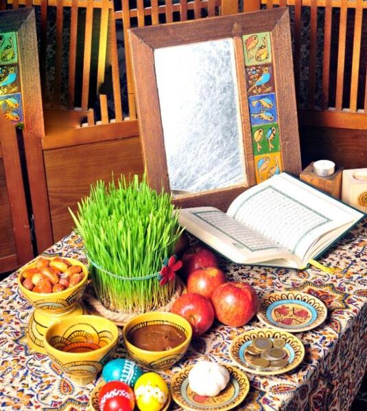 عکس ایده ی چیدمان هفت سین