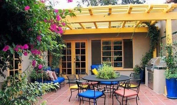 عکس ایده هایی برای حیاط خلوت